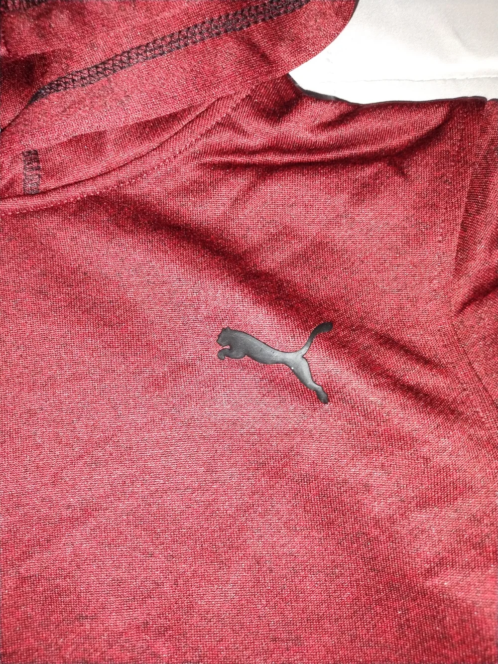 Puma Maroon Red Hooded Pullover Sweatshirt